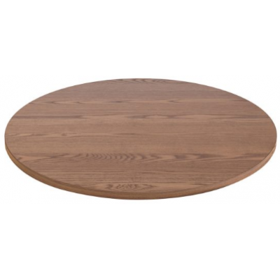Solid Wood Oak Stained Round Table Top